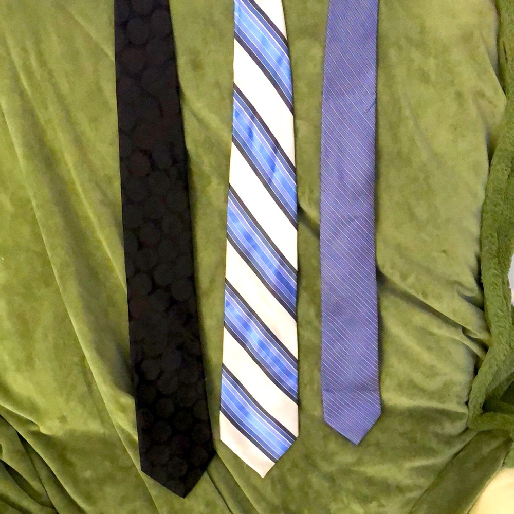 3 EUC silk men’s ties